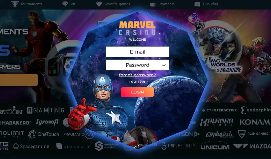 marvel-login
